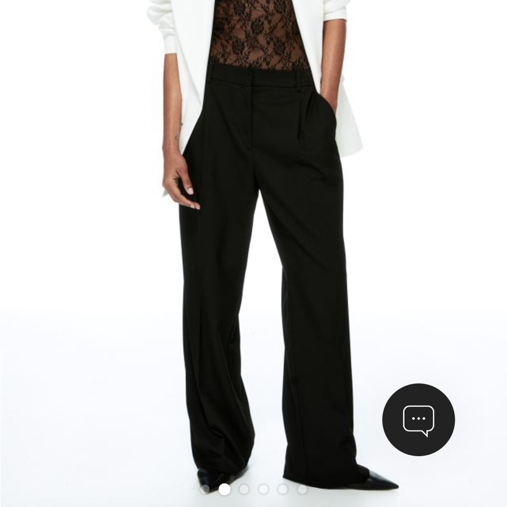 H&M wide-leg trousers, sz12